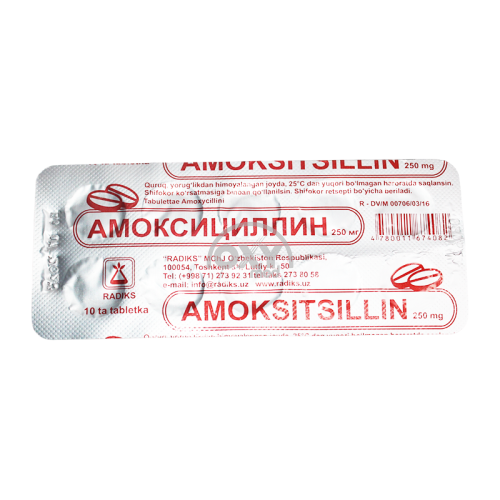 product-Амоксициллин 0,25 №10