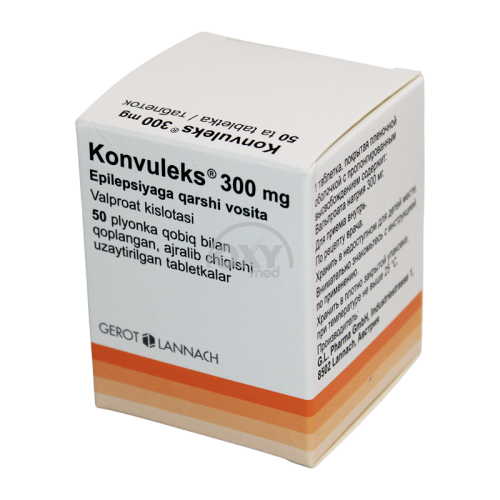 product-Convulex 300 mg № 50 tabletkalari