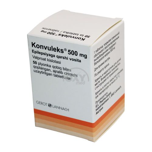 product-Convulex 500mg No 50 tabletkalari