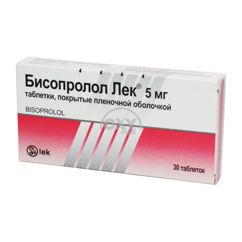 product-Bisoprolol 5 mg № 30 pufakchalar