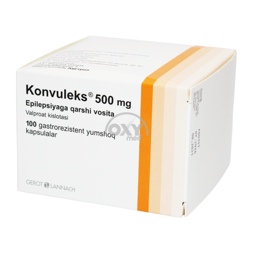 product-Конвулекс 500 мг №100 капсулы