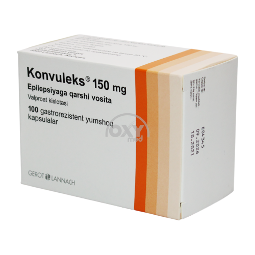 product-Convulex 150 mg No 100 kapsulalar