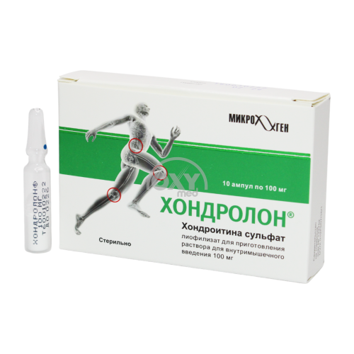 product-Хондролон 100 мг №10 лиофилизат порошок для инъекций