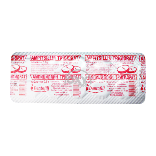 product-Ампициллина тригидрат 0,5 г таблетки №10
