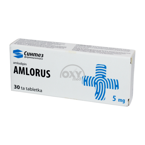 product-Amlorus 5mg № 30 (amlodipin)