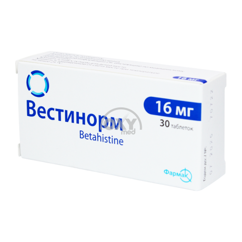 product-Vestinorm 16 mg tabletkalari № 30