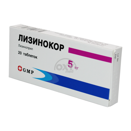 product-Lizinokor 5 mg № 20