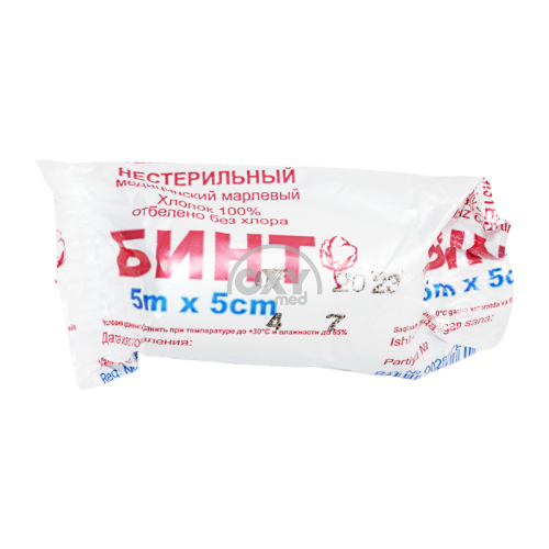 product-Бинт марлевый нестиральный 5м х 5см