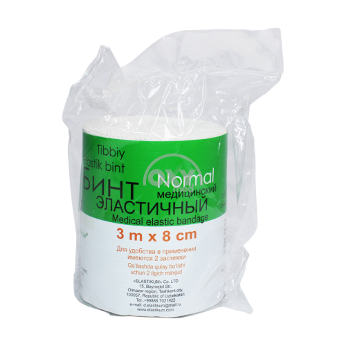 product-Бинт эластичный "NORMAL" медицинский 8 см х 3 м