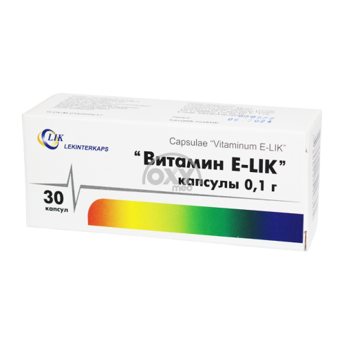 product-Vitamin E-LIK 0,1g No 30 kapsulalar