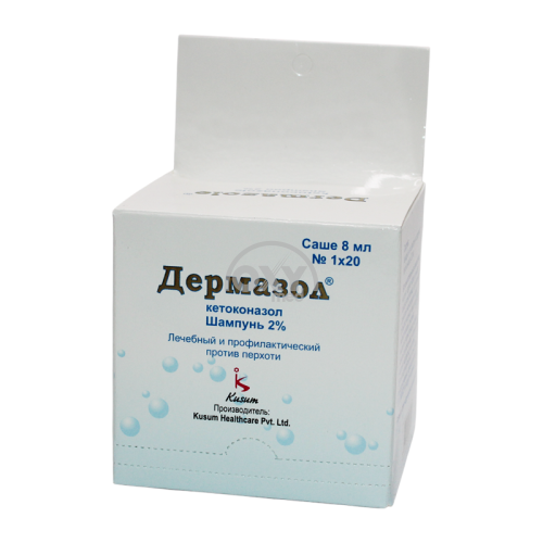 product-Дермазол 2% 8 мл №20 шампунь