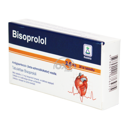 product-Бисопролол 2,5 мг №30