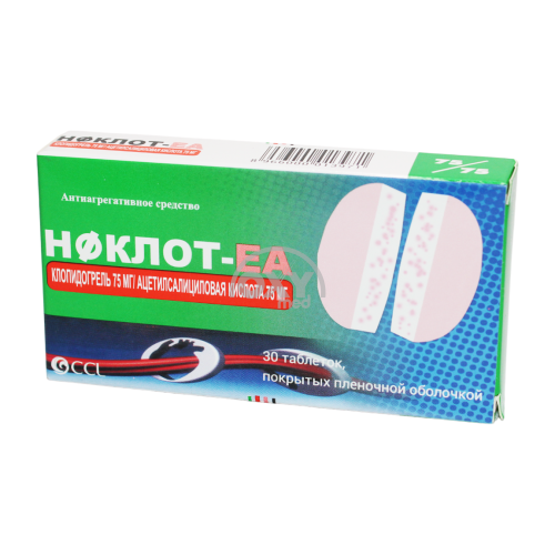 product-Ноклот-ЕА 75 мг №30