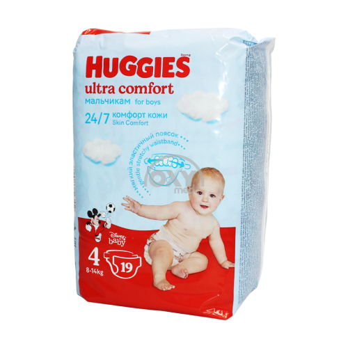 product-Подгузники Huggies Ultra Comfort размер #4 №19 для мальчиков