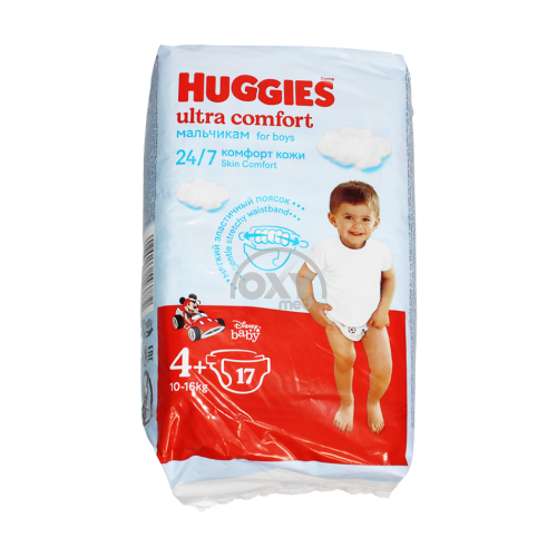 product-Подгузники Huggies Ultra Comfort размер #4+ №17 для мальчиков