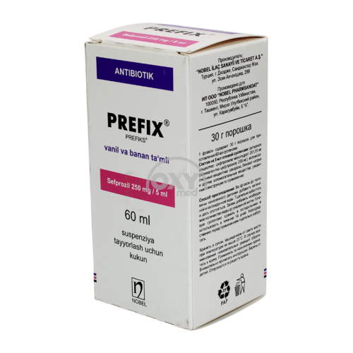 product-Префикс 250 мг/5 мл порошок для суспензии 60 мл