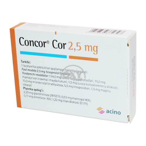 product-Concor Cor 2,5 mg № 30