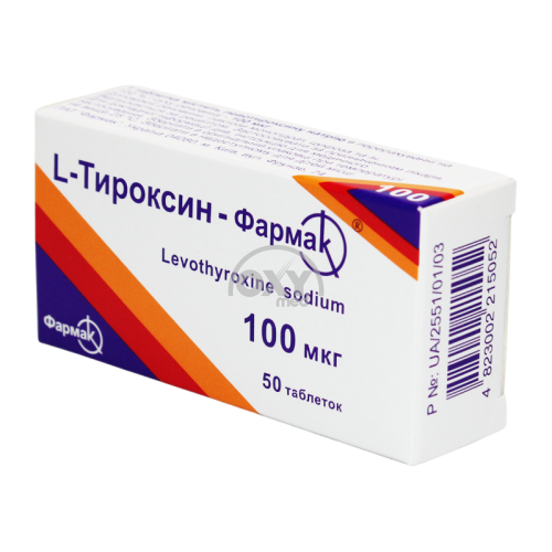 product-L-tiroksin-Farmak 100 mkg № 50
