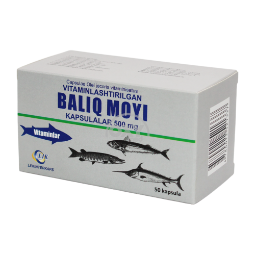 product-Рыбий жир витаминный 500 мг капсулы №50