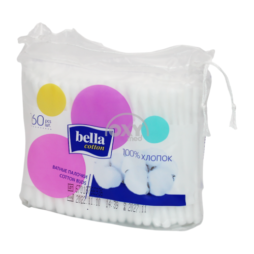 product-Ватные палочки "Bella Cotton"№160 (в полиэтиленовом пакете)