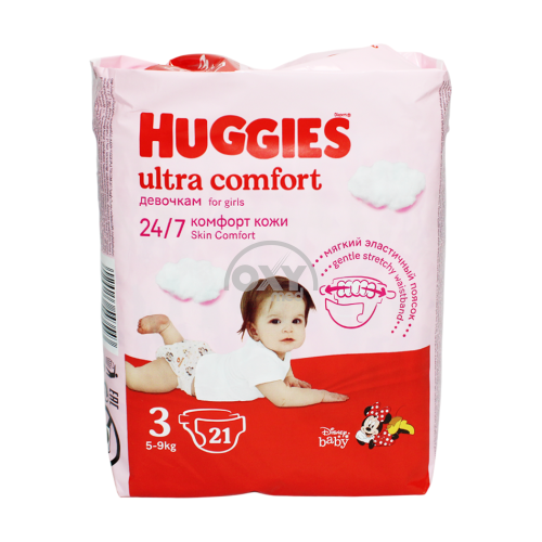 product-Подгузники Huggies Ultra Comfort размер #3 №21 для девочек