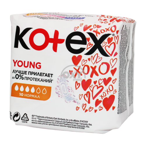 product-Прокладки гигиенические "Kotex" Young нормал №10