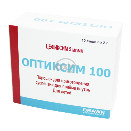 product-Оптиксим 100-50 мг/5 мл 2 г №10 саше