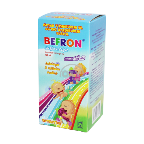 product-Befron 100mg/5ml 100ml №1 suspenziya