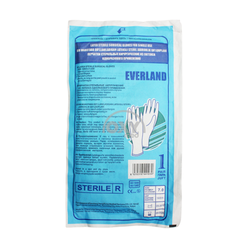 product-Перчатки стерильные хирургические латексные Everland размер 7