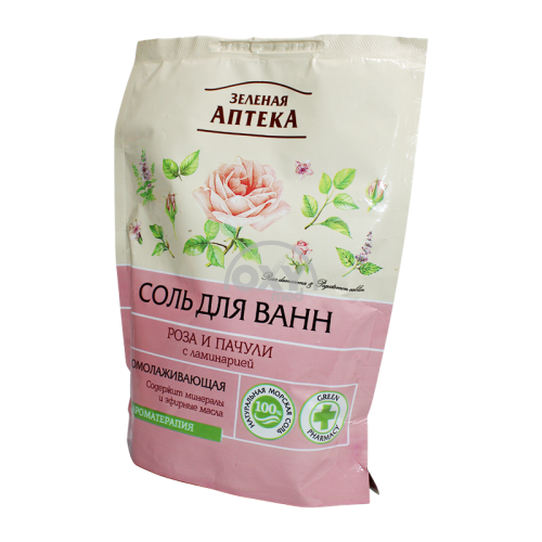 product-Laminar bilan Rose va Pachuli uchun hammom tuzlari. 500g