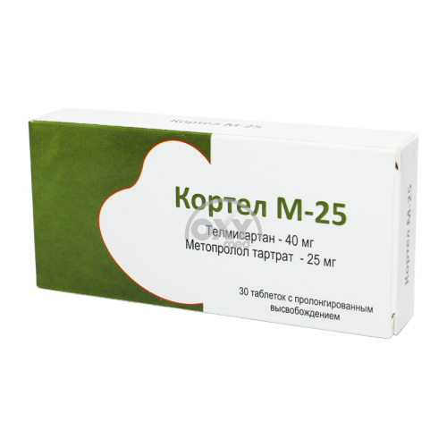 product-Kortel M-25 40mg/25mg №30