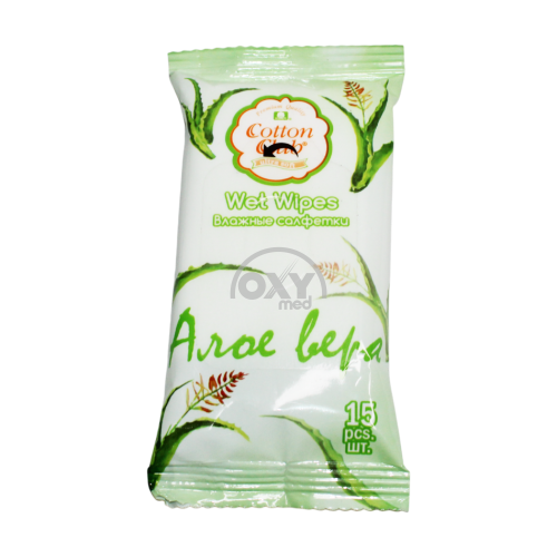 product-Салфетки влажные Cotton Club (алоэ-вера) №15