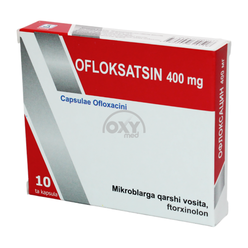 product-Ofloksatsin 400 mg № 10 kapsulalar