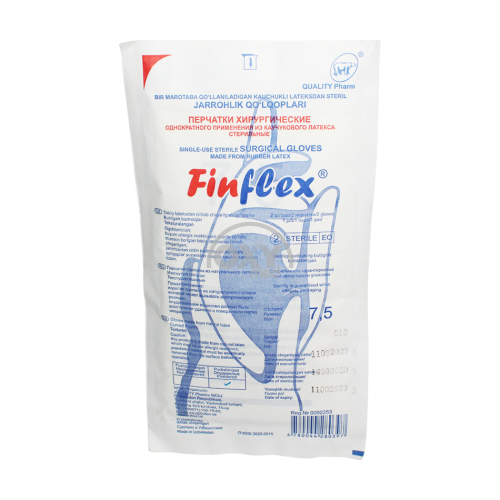 product-Перчатки стерильные хирургические (опудренные) Finflex размер 7,5