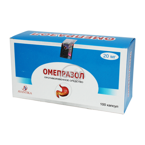product-Omeprazol 20 mg № 100 kapsulalar