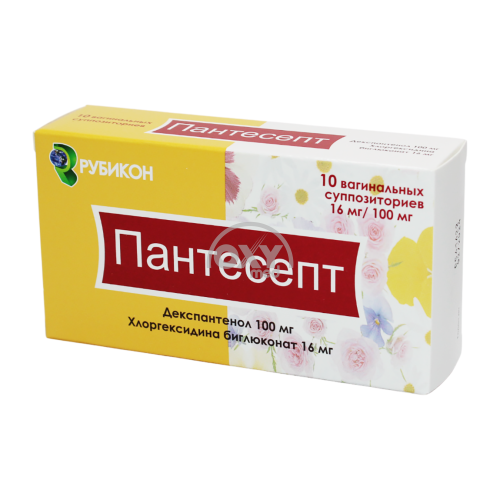 product-Пантесепт 16 мг/100 мг №10 суппозитории