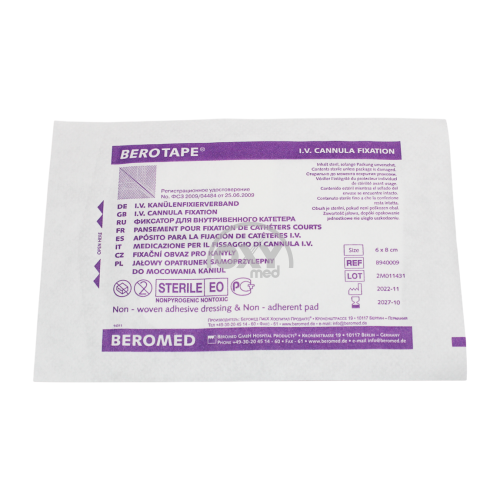 product-Фиксатор для внутривенного катетера Berotape р. 6х8см