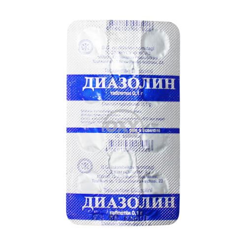 product-Diazolin 0,1 № 10 tabletkalari