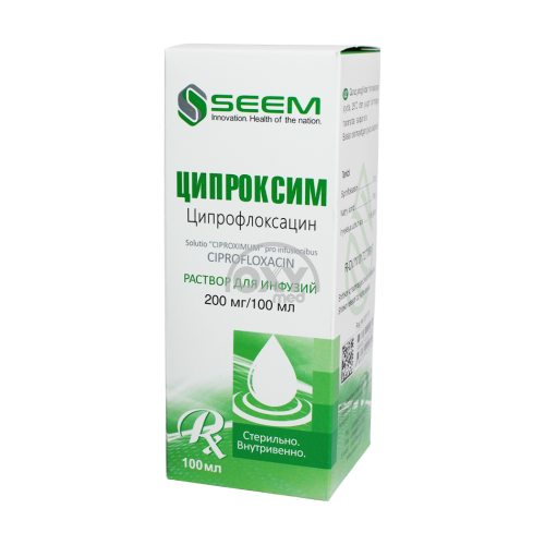 product-Ципроксим раствор для инфузий 200 мг/100 мл 100 мл