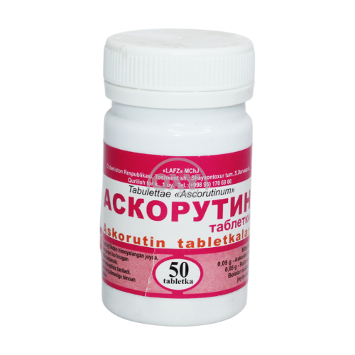 product-Askorutin № 50 tabletkalari