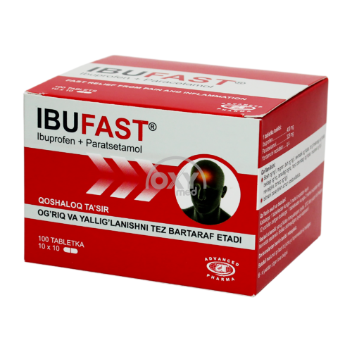 product-Ibufast № 100 tabletkalari