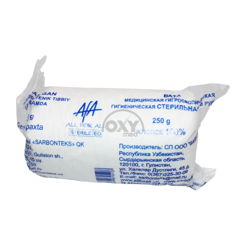 product-Paxta momig'i med.hygr. gigienik o'chirildi 250g