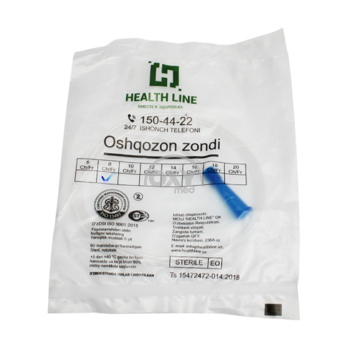 product-Oshqozon naychasi o'chirildi. R.8 Fr/Ch