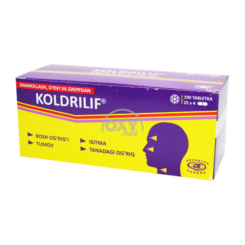 product-Coldrilife № 100 tabletkalari (25x4)