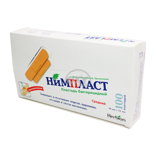 product-Пластырь "Нимпласт" бактерицидный водонепроницаемый 19 мм х 72 мм №100