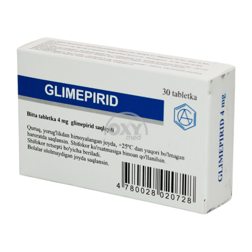 product-Глимепирид 4 мг №30 таблеток