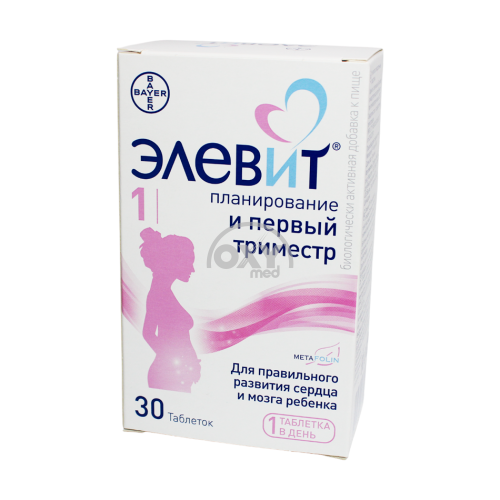 product-Элевит Планирование и первый триместр №30 таблетки