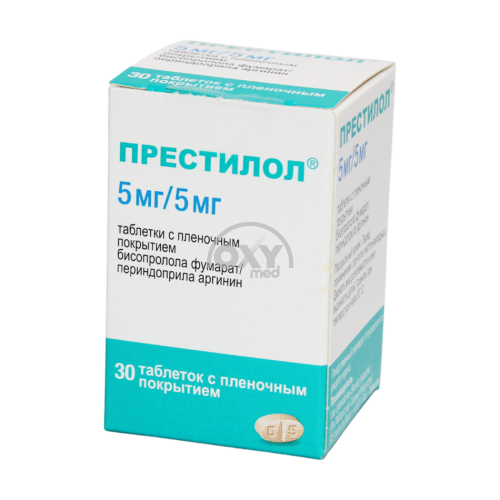 product-Prestilol 5 mg/5 mg № 30 tabletkalari