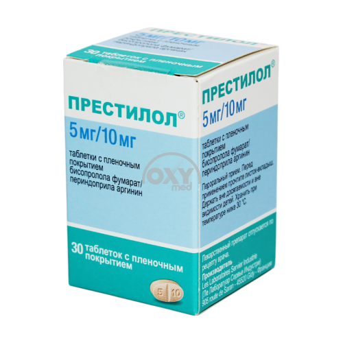 product-Prestilol 5 mg/10 mg № 30 tabletkalari