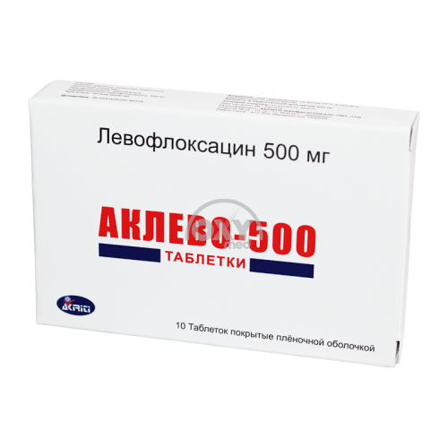 product-Аклево-500 500 мг №10 таблетки